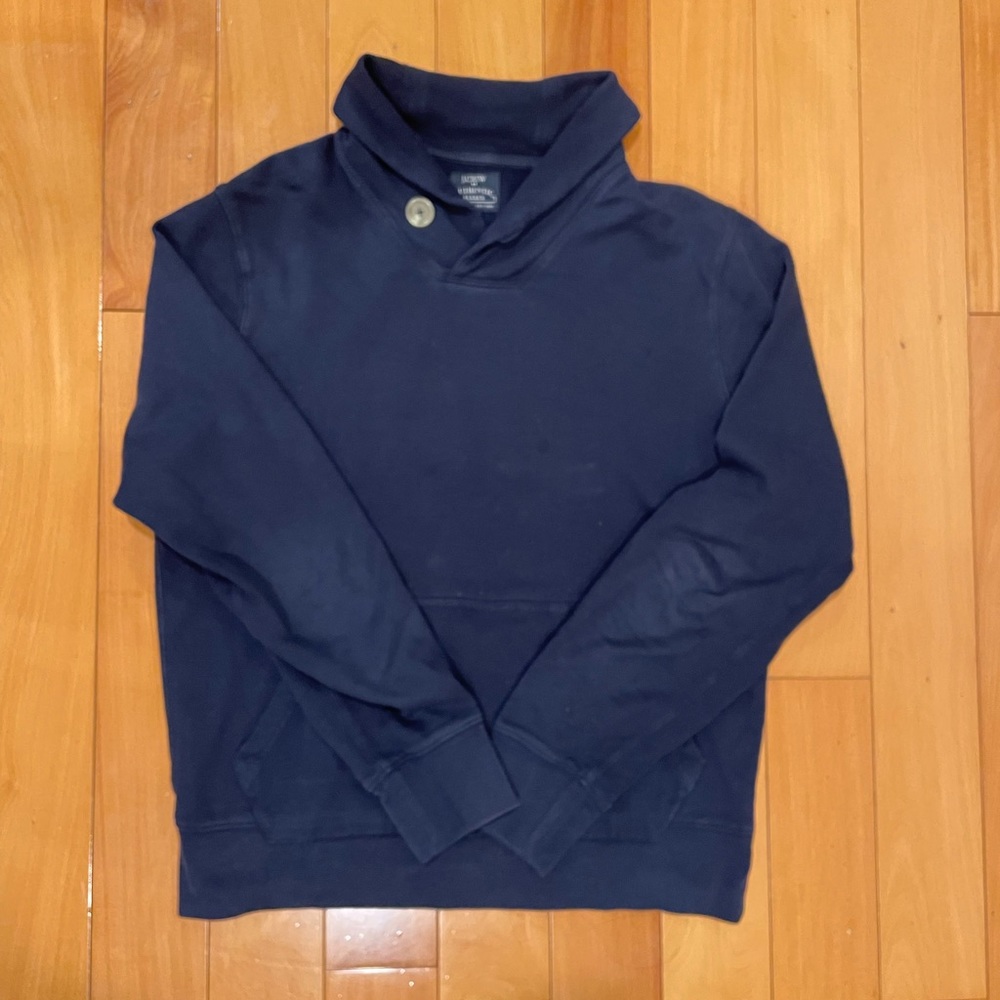 J crew mens medium pullover with front pocket